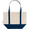 Miniatyrbilde 2 av Marineblå/Naturhvit Sam 320 g/m2 GRS Resirkulert Bomull 15L  Shoppingbag