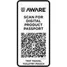 Miniatyrbilde 4 av Hale blue Trip Aware™ RPET 2L Toalettmappe
