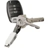 Miniatyrbilde 4 av Solid svart One 4-i-1 Nøkkelring og Ladekabel