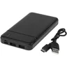 Miniatyrbilde 4 av Solid svart Loop 10.000 mAh Resirkulert Plast  Powerbank