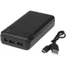 Miniatyrbilde 4 av Solid svart Loop 20.000 mAh Resirkulert Plast  Powerbank