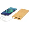 Miniatyrbilde 5 av Naturhvit Tulda 10.000 mAh Bambus Powerbank