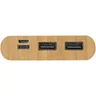 Miniatyrbilde 6 av Naturhvit Tulda 10.000 mAh Bambus Powerbank