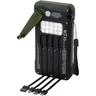 Miniatyrbilde 3 av Militærgrønn Soldy 10,000 mAh RCS Resirkulert Plast  Solcelledrevet Powerbank