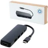 Miniatyrbilde 4 av Solid svart Loop RCS Resirkulert Plast Multimedieadapter USB 2.0-3.0 med HDMI Port