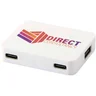 Miniatyrbilde 4 av Hvit Gaia Resirkulert Plast 4-porters USB Hub