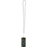 Miniatyrbilde 3 av Hvit Anser Rplast Nøkkelbånd for Smarttelefon med Innebygd 5-i-1 Ladekabel