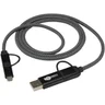 Miniatyrbilde 4 av Solid svart Smart RCS Resirkulert Magnetisk 5-i-1 Ladekabel 65W 100 cm