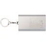 Miniatyrbilde 2 av Sølv Arcturus Resirkulert Aluminium 2000 mAh Powerbank med Nøkkelring