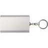 Miniatyrbilde 1 av Sølv Arcturus Resirkulert Aluminium 2000 mAh Powerbank med Nøkkelring