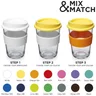 Miniatyrbilde 3 av Akvamarin Americano® Cortado 300 ml Silikongrep Plastkopp