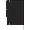 Miniatyrbilde 2 av Solid svart/Blå Noir Edge Medium Notatbok