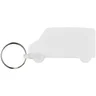Miniatyrbilde 1 av Hvit Tait Resirkulert Plast Varebilformet Nøkkelring