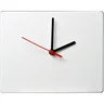 Miniatyrbilde 1 av Solid svart Brite-Clock® Rektangulært Veggur