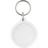Miniatyrbilde 1 av Transparent klar Orb I7 Rund Nøkkelring