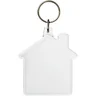 Miniatyrbilde 1 av Transparent klar Combo Husformet Nøkkelring