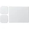 Miniatyrbilde 1 av Solid svart Brite-Mat® Kombinasjon 3 Sett med Musematte og Underlag Musematte