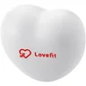 Miniatyrbilde 2 av Hvit Hjerteformet Stressball