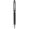 Miniatyrbilde 1 av Solid svart Luxe Lento Aluminium Touch/Stylus Sort Blekk Kulepenn