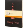 Miniatyrbilde 5 av Solid svart Moleskine Cahier Journal XL Linjert Notatbok