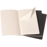 Miniatyrbilde 4 av Solid svart Moleskine Cahier Journal PK Linjert Notatbok