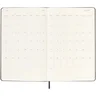 Miniatyrbilde 4 av Solid svart Moleskine 12M Kalender L med Ukesoversikt med Hardt Omslag