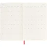 Miniatyrbilde 5 av Solid svart Moleskine 12M Kalender L med Ukesoversikt med Mykt Omslag
