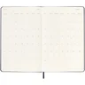 Miniatyrbilde 5 av Solid svart Moleskine 12M Kalender L med Ukesoversikt med Hardt Omslag