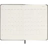 Miniatyrbilde 5 av Solid svart Moleskine 12M Kalender med Dagsoversikt med Hardt Omslag