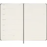 Miniatyrbilde 4 av Solid svart Moleskine 12M Kalender L med Ukesoversikt uten Datoer med Hardt Omslag