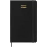 Miniatyrbilde 1 av Solid svart Moleskine 12M Kalender L med Ukesoversikt uten Datoer med Hardt Omslag