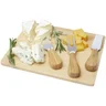 Miniatyrbilde 2 av Natur Seasons Ement Bambus Ostebrett med 3 Kniver