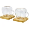 Miniatyrbilde 5 av Transparent/Natur Seasons Manti 100 ml 2-Pack Glasskopp