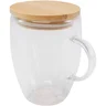 Miniatyrbilde 2 av Transparent klar Seasons Leona 350 ml Bambuslokk Glasskopp