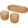Miniatyrbilde 2 av Hale blue Seasons Male Sett med Serveringsbrett og Glasskopper