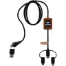 Miniatyrbilde 3 av Solid svart SCX.design C46 5-i-1 CarPlay Ladekabel