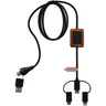 Miniatyrbilde 2 av Solid svart SCX.design C46 5-i-1 CarPlay Ladekabel