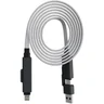 Miniatyrbilde 1 av Grå SCX.design C58 60W Magnetisk Flat Ladekabel