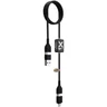 Miniatyrbilde 3 av Solid svart SCX.design C32 60W Lysende Logo Ladekabel med Av/På-knapp