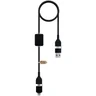 Miniatyrbilde 2 av Solid svart SCX.design C32 60W Lysende Logo Ladekabel med Av/På-knapp