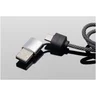 Miniatyrbilde 5 av Melert svart SCX.design C33 RPET 60W Lysende Logo Ladekabel