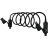 Miniatyrbilde 3 av Solid svart SCX.design C59 Silikon 100W Magnetisk  Ladekabel