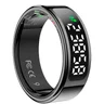 Miniatyrbilde 3 av Solid svart Prixton Orbyt Touch Smartring