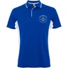 Miniatyrbilde 2 av Hvit/Kongeblå Roly Montmelo Unisex Teknisk  Poloskjorte