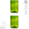 Miniatyrbilde 1 av Grønn Originalhome 280 ml Sett med 2 glass