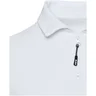 Miniatyrbilde 3 av Hvit Elevate Zeus Bomull Half-Zip Langermet  Poloskjorte
