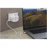 Miniatyrbilde 6 av Hvit MUV AC65PD Verdensadapter med USB-C Kabel