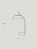 Miniatyrbilde 1 av Black Stelton Vinkel Bærbar LED Bordlampe