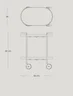 Miniatyrbilde 3 av Oak Stelton Hem Eik Trillebord