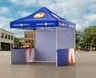 Miniatyrbilde 7 av Trykk på én side av veggene Telt Popup 3 x 3 meter inkl tak, bakvegg og to halvvegger